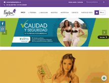 Tablet Screenshot of fajasfajitex.com